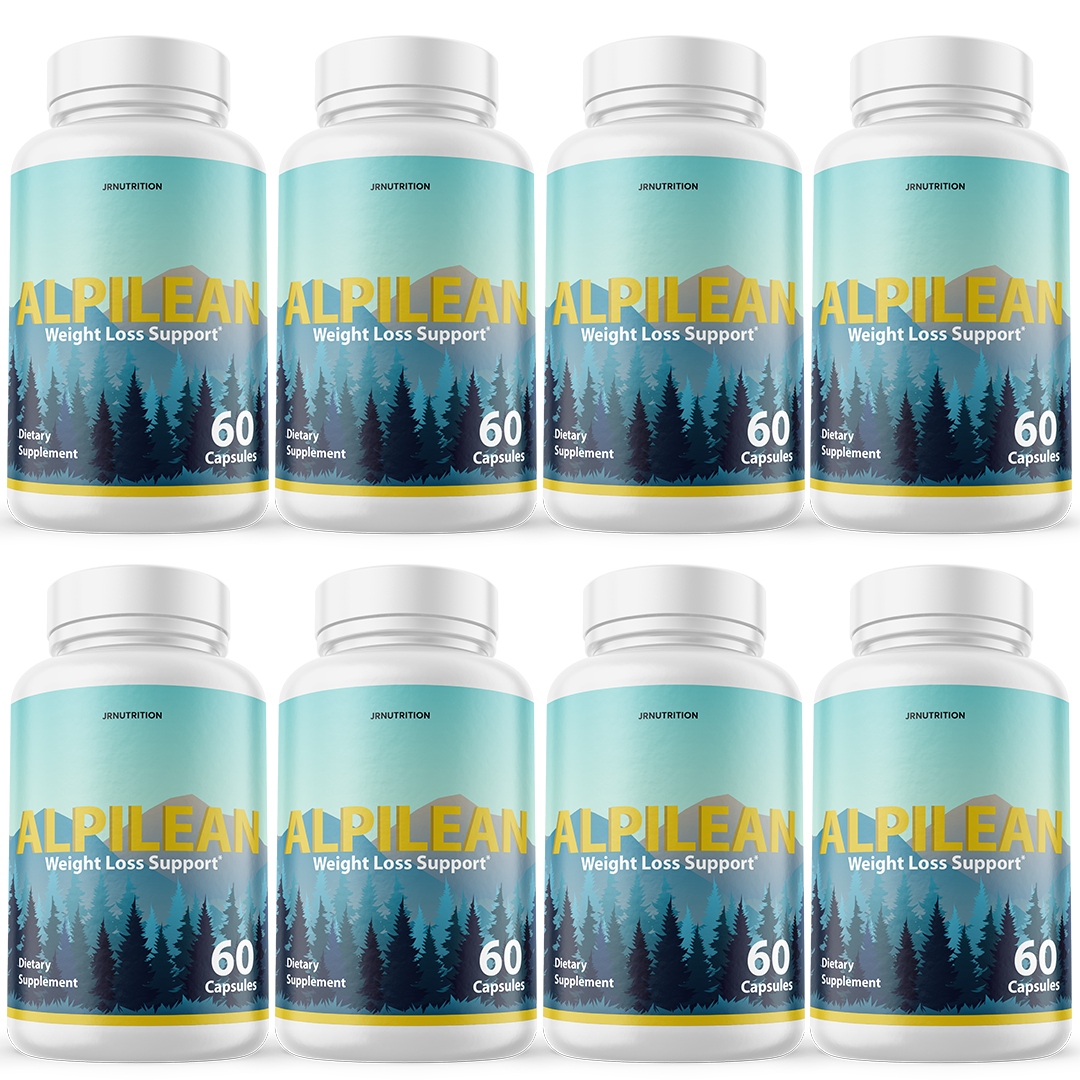 Alpilean Weight Loss Support Dietary Supplement - 60 Capsules (8 Pack)